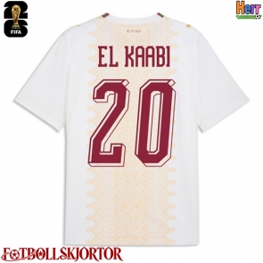 Marocko Ayoub El Kaabi #20 Bortatröja VM 2026 Kortärmad